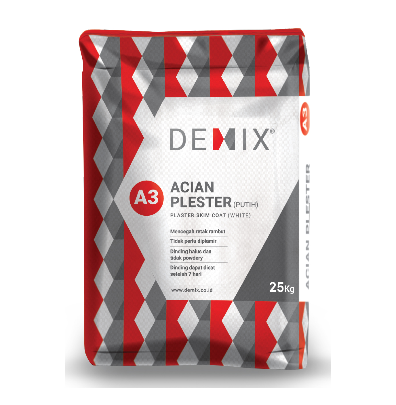 Demix A3 Acian Plester Putih - PROMO MEI 2025⭐
